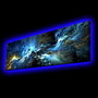 Wallity Cuadro Decorativo de Lienzo Multicolor con Iluminación LED de 30 x 90 cm